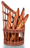 Wicker Basket For Bread: 11.02 Dia. inch