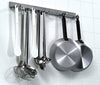 Kitchen utensil hanging rail: Length 39 3/8 in.