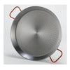 Polished Steel Paella Pan / Curved Sides with two Handles 7 7/8 Dia. inch