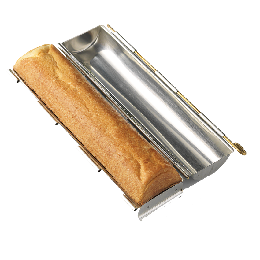 Matfer Bourgeat 340961 Exopan Steel Non-Stick Large Bread Loaf Pan - 15  3/4 x 4 x 3 1/8