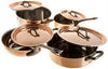 Matfer Bourgeat 8 piece copper cookware set