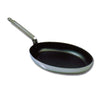 Bourgeat oval fish frying pan: Length 14 1/4 in., height 2, 3 1/4 quarts