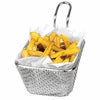 FRENCH FRIES BASKET: Stainless steel. Sold by 6 units (sold without paper). 4 in. x 3.33 x 3.33 H