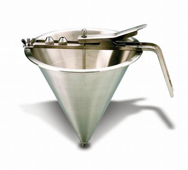<img src="258825_1.jpg?v=1567540666 " alt="Confectionery Funnel With 3 Nozzles  Matfer Bourgeat catalog"> 
