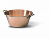 Extra heavy jam pan - solid copper - Bourgeat: Diameter 16 1/2 in. , height 7 1/8 in. , 16.7 quarts 2 mm thickness