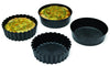 EXOGLASS INDIVIDUAL PIE MOLD - 4 x 1 1/4 (fluted) Pack of 12