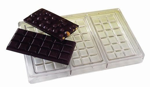 <img src="380240_1.jpg?v=1557245683 " alt="Chocolate Bar Sheet - Three Bars - Polycarbonate Matfer Bourgeat catalog"> 