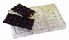 Chocolate bar sheet - three bars: 3 chocolate bars - 150 mm x 68 mm x 10 mm