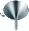 FUNNEL 4 3/4 in.: Stainless steel. With dumping slot and detachable filter.