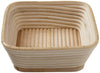 BANNETON WILLOW BASKET - 2 lbs. of dough. 8 3/4 in. x 8 3/4 in. x 3 1/4 in. Square