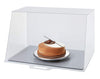 AIRBRUSH FOLDABLE CABINET (SPRAY BOX) 25 1/5 in.: Polypropylene, fully foldable and washable. Designed for decorating with the airbrush
and for application of icing with gun, for spraying chocolate etc. Its size is such that the sheet 600 x 400