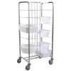 TROLLEY FOR DOUGH CONTAINERS Capacity: 16