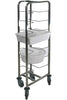 TROLLEY FOR DOUGH CONTAINERS Capacity: 8